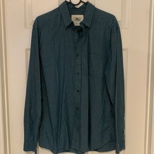 Lacoste slim fit men casual dress button down long sleeve cotton shirt plaid